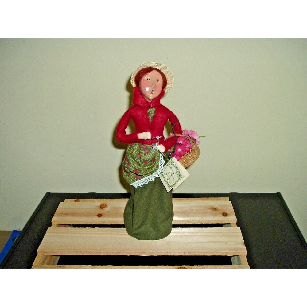 Vtg 1994 Buyers' Choice Flower Seller Caroler, Cries of London Series Christmas